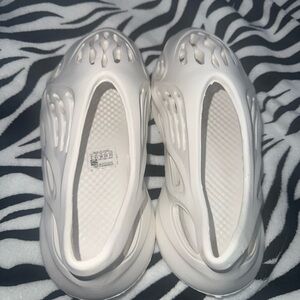 White Slip-On Foam Shoes